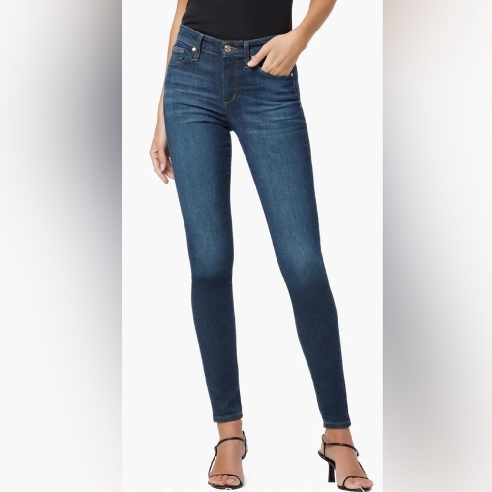 Joe's Jeans The Icon Mid-Rise Kaylee Classic Dark Wash Skinny Jeans Size 26